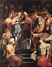 Rosso Fiorentino Canvas Paintings - Marriage of the Virgin